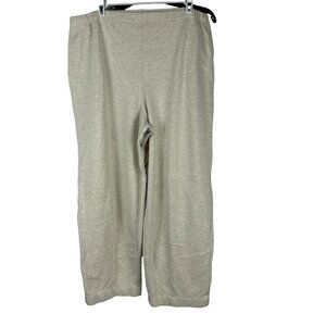 Coldwater Creek Womens XL Beige Cotton/Polyester Lounge Pants